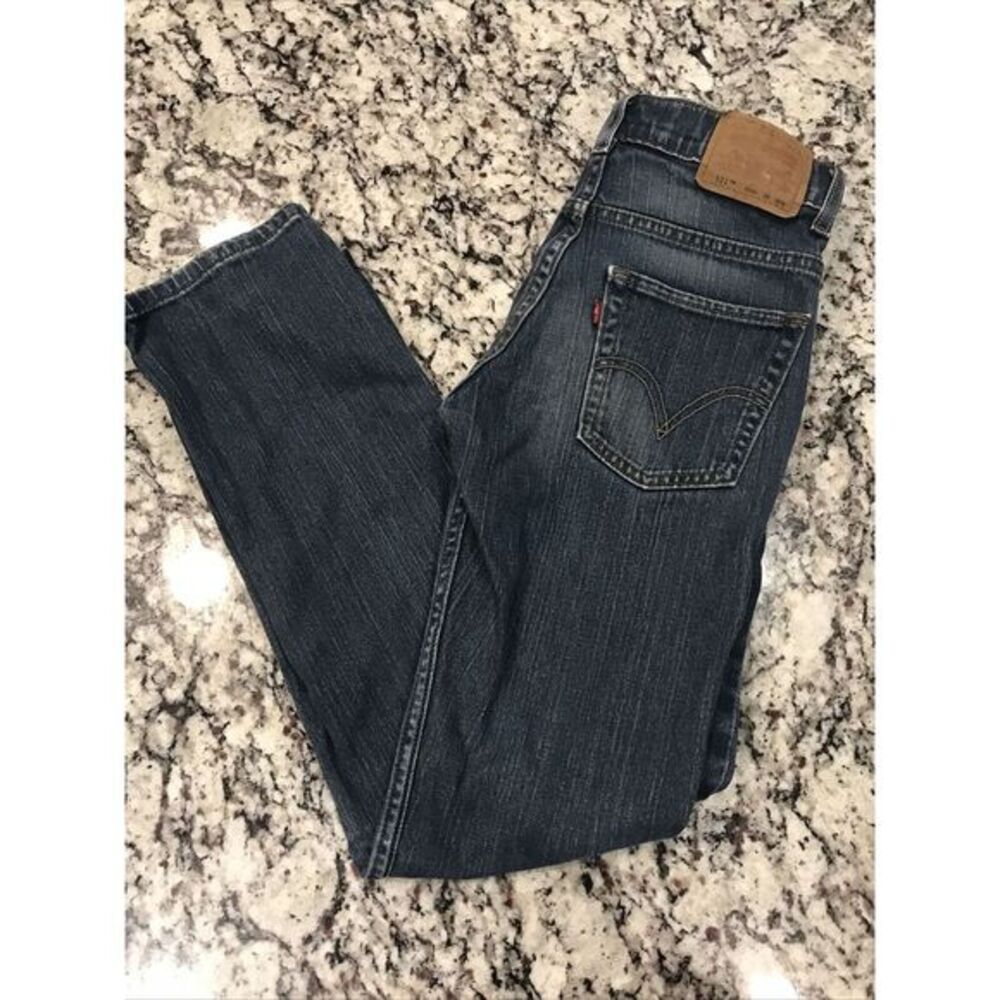 LEVI'S 511 SKINNY RED TAB BLUE JEANS GUYS 12 Regular‎ 26X26.5 Medium Wash